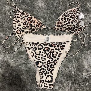 Large cheetah print bikini